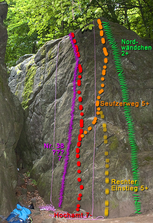 Fronleichnamswand - Odenwald - Brohmfels - Frankenstein